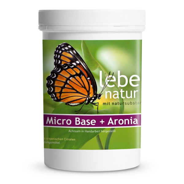 Micro Base + Aronia Basenpulver 360 g  lebe natur®