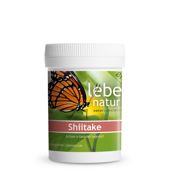 Shiitake Vitalpilz AT-Bio-301 90 KPS à 500 mg lebe natur®