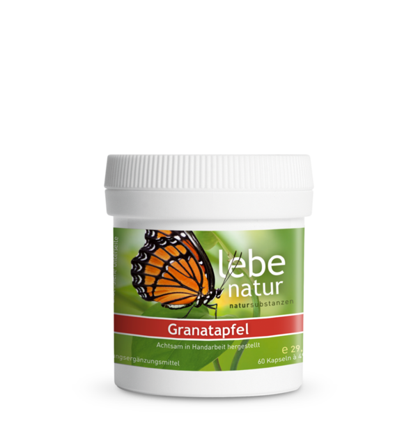 Granatapfelextrakt 60 KPS à 498 mg lebe natur®
