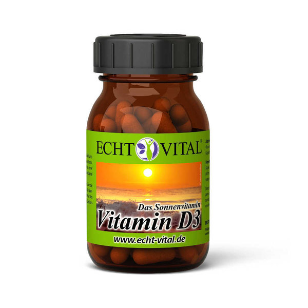 Vitamin D3  60 Kapseln ECHT VITAL