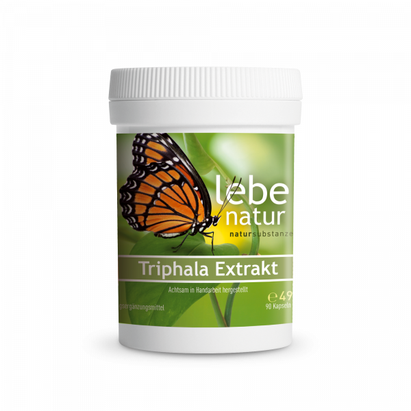 Triphala Extrakt  90 KPS à 550 mg lebe natur®